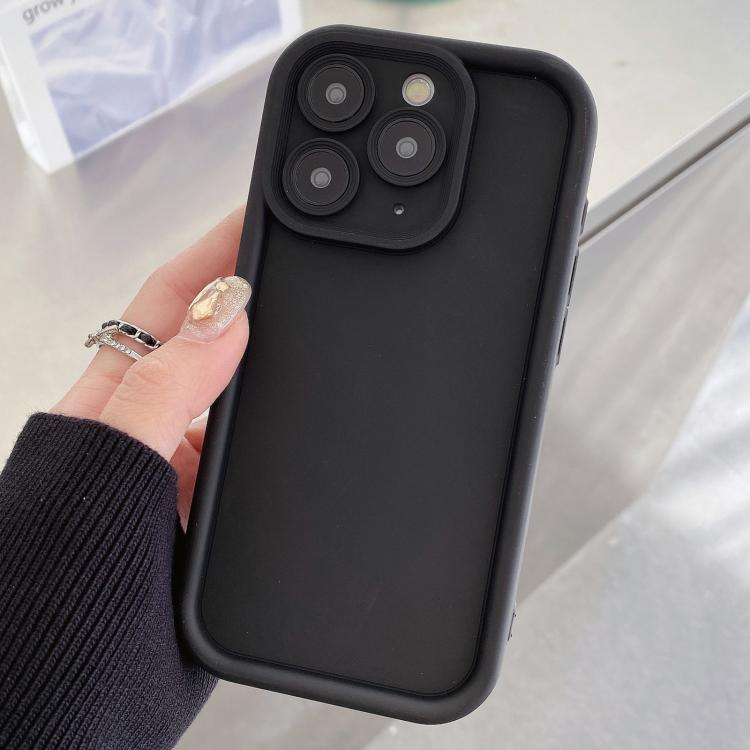 Custodia per telefono in TPU antiurto con cornice satinata e fori precisi., For iPhone 11 Pro Max, For iPhone 11, For iPhone 11 Pro
