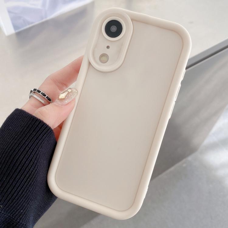 Custodia per telefono in TPU antiurto con cornice satinata e fori precisi., For iPhone X / XS, For iPhone XR, For iPhone XS Max