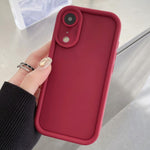 Custodia per telefono in TPU antiurto con cornice satinata e fori precisi., For iPhone X / XS, For iPhone XR, For iPhone XS Max