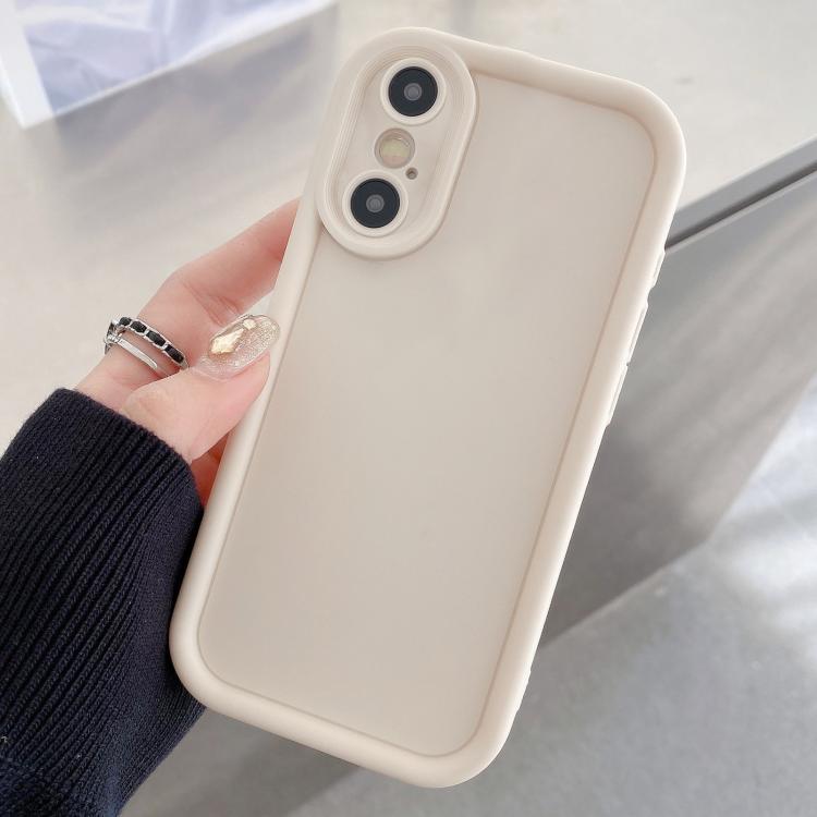 Custodia per telefono in TPU antiurto con cornice satinata e fori precisi., For iPhone X / XS, For iPhone XR, For iPhone XS Max