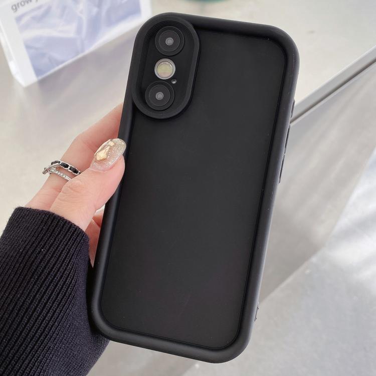 Custodia per telefono in TPU antiurto con cornice satinata e fori precisi., For iPhone X / XS, For iPhone XR, For iPhone XS Max