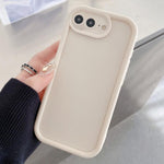 Custodia per telefono in TPU antiurto con cornice satinata e fori precisi., For iPhone 8 Plus / 7 Plus