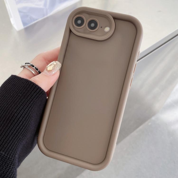 Custodia per telefono in TPU antiurto con cornice satinata e fori precisi., For iPhone 8 Plus / 7 Plus