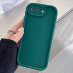 Custodia per telefono in TPU antiurto con cornice satinata e fori precisi., For iPhone 8 Plus / 7 Plus