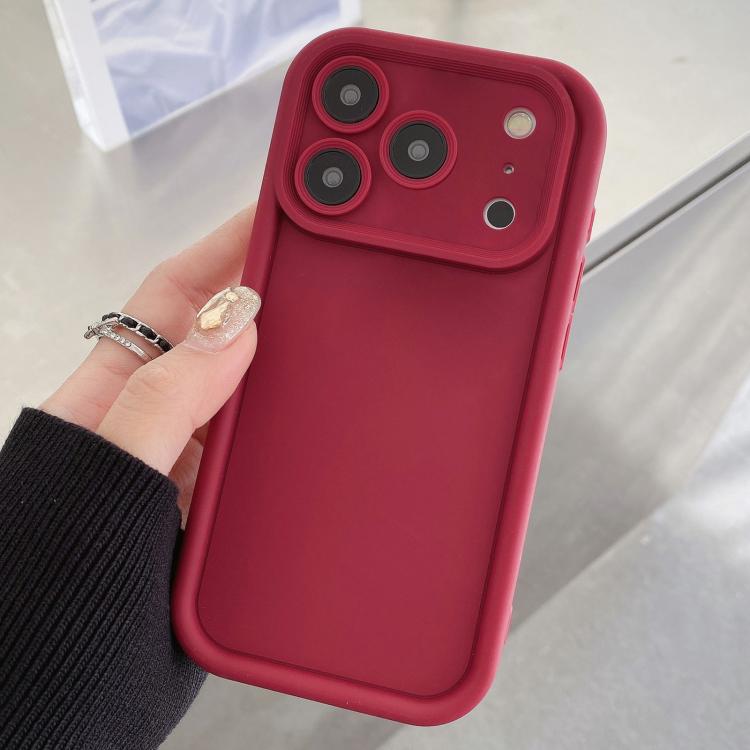 Custodia per telefono in TPU antiurto con cornice satinata e fori precisi., For iPhone 17e / 16e, For iPhone 17 Pro Max, For iPhone 17 Pro