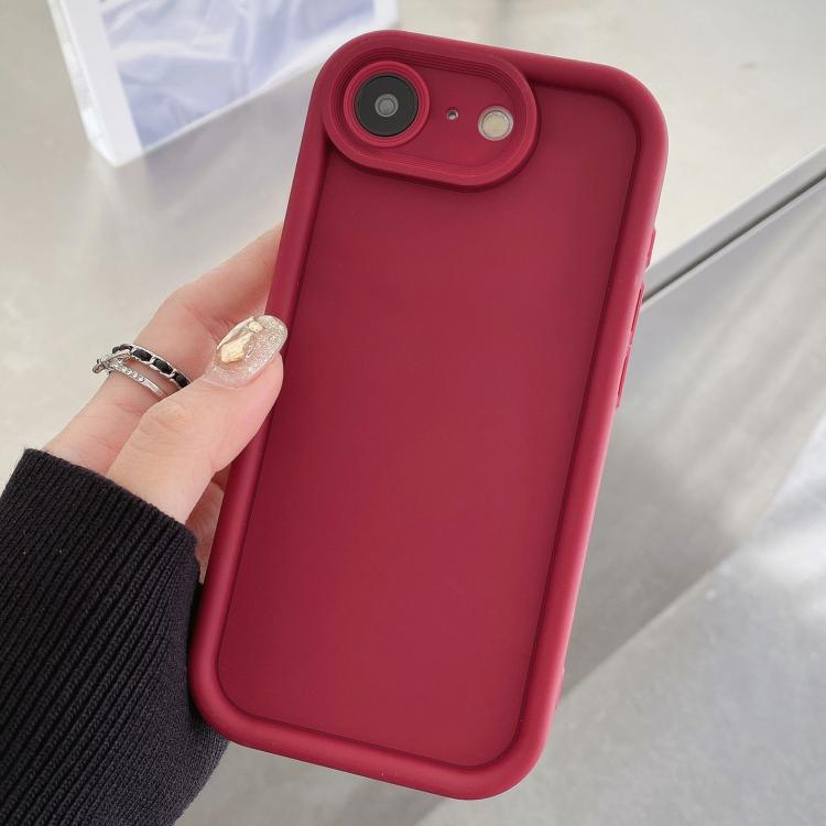 Custodia per telefono in TPU antiurto con cornice satinata e fori precisi., For iPhone 17e / 16e, For iPhone 17 Pro Max, For iPhone 17 Pro
