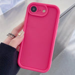 Custodia per telefono in TPU antiurto con cornice satinata e fori precisi., For iPhone 17e / 16e, For iPhone 17 Pro Max, For iPhone 17 Pro