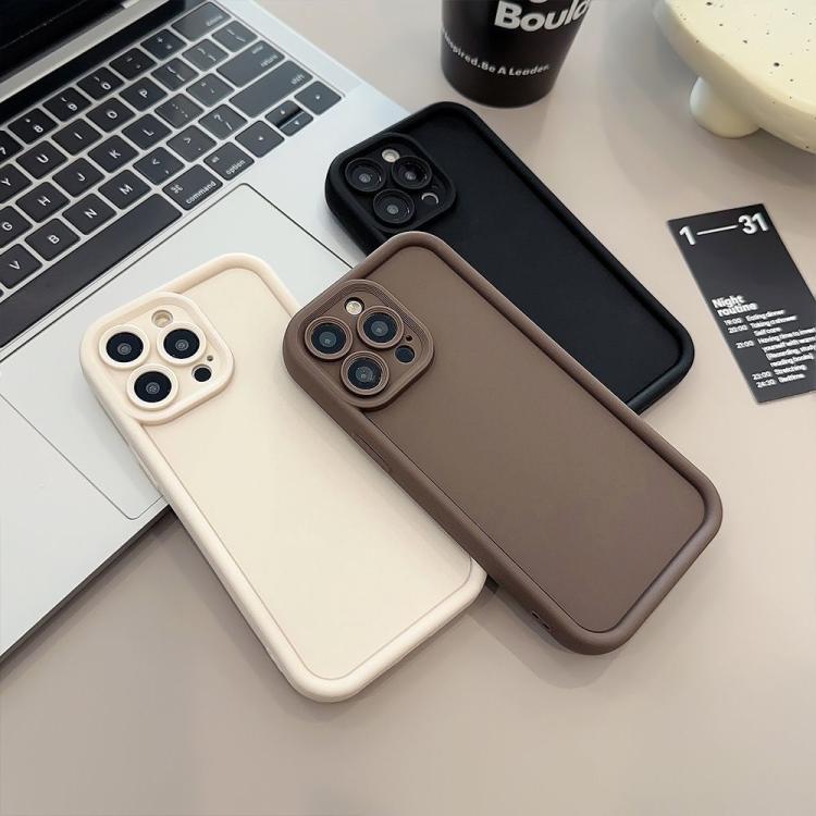 Custodia per telefono in TPU antiurto con cornice satinata e fori precisi., For iPhone 15 Pro Max, For iPhone 15 Pro, For iPhone 15 Plus