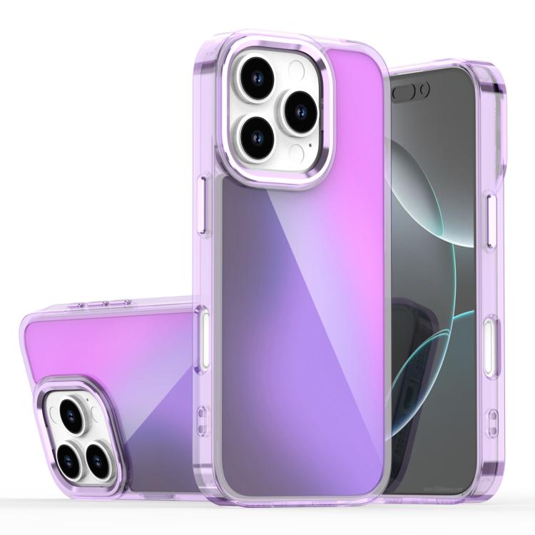 Custodia per telefono con sfumatura di placcatura, For iPhone Air, For iPhone 16 Pro Max, For iPhone 16 Pro, For iPhone 16 Plus