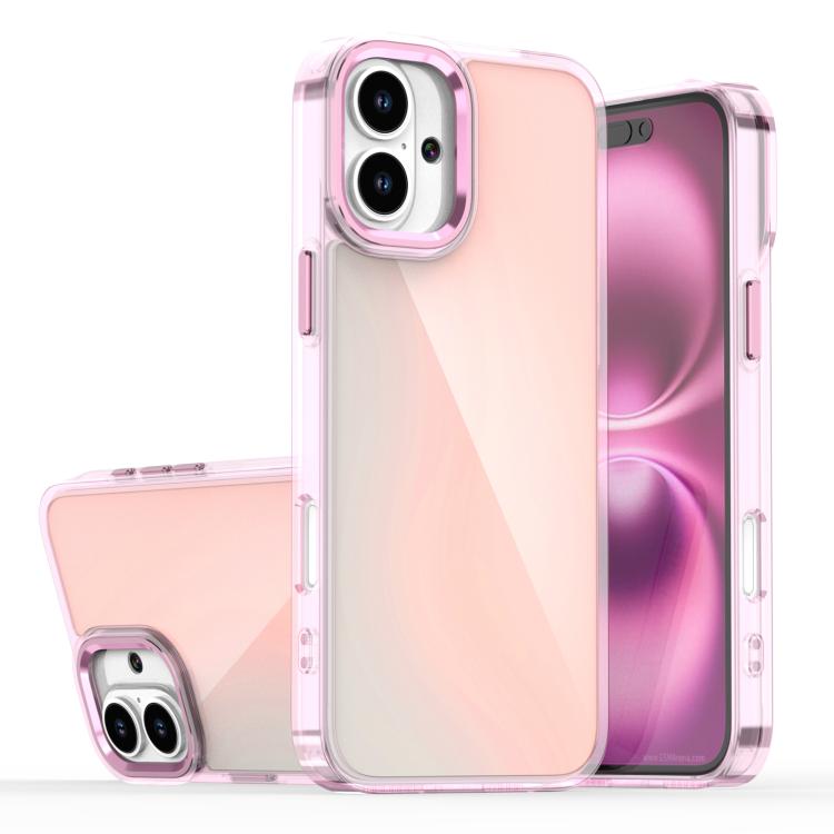 Custodia per telefono con sfumatura di placcatura, For iPhone Air, For iPhone 16 Pro Max, For iPhone 16 Pro, For iPhone 16 Plus