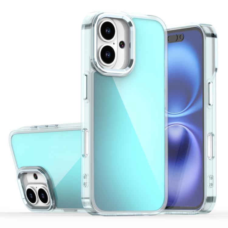 Custodia per telefono con sfumatura di placcatura, For iPhone 16, For iPhone 15 Pro Max, For iPhone 15 Pro, For iPhone 15 Plus