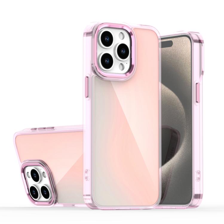 Custodia per telefono con sfumatura di placcatura, For iPhone 16, For iPhone 15 Pro Max, For iPhone 15 Pro, For iPhone 15 Plus