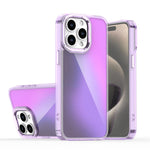 Custodia per telefono con sfumatura di placcatura, For iPhone 16, For iPhone 15 Pro Max, For iPhone 15 Pro, For iPhone 15 Plus