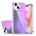 Custodia per telefono con sfumatura di placcatura, For iPhone 16, For iPhone 15 Pro Max, For iPhone 15 Pro, For iPhone 15 Plus