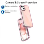 Custodia per telefono con sfumatura di placcatura, For iPhone 15