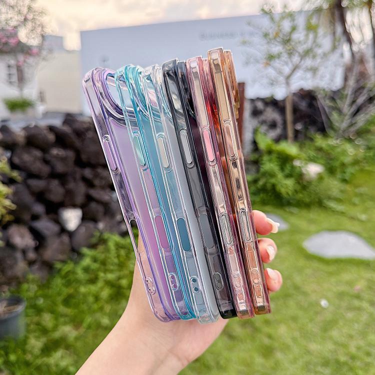 Custodia per telefono con sfumatura di placcatura, For iPhone Air, For iPhone 16 Pro Max, For iPhone 16 Pro, For iPhone 16 Plus