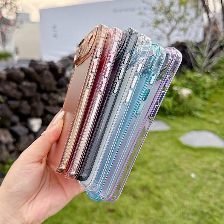 Custodia per telefono con sfumatura di placcatura, For iPhone Air, For iPhone 16 Pro Max, For iPhone 16 Pro, For iPhone 16 Plus
