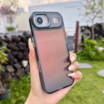 Custodia per telefono con sfumatura di placcatura, For iPhone Air, For iPhone 16 Pro Max, For iPhone 16 Pro, For iPhone 16 Plus