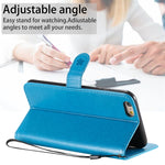Custodia portafoglio in pelle per iPhone compatibili