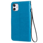 Custodia portafoglio in pelle per iPhone 11 e 12