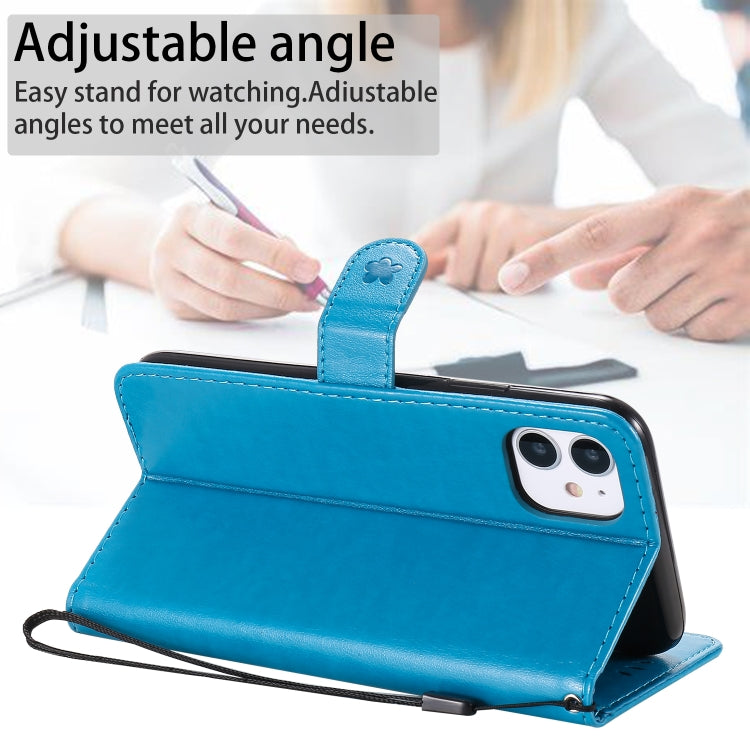 Custodia portafoglio in pelle per iPhone 11 e 12