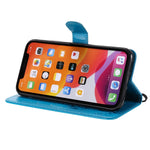 Custodia portafoglio in pelle per iPhone 11 e 12