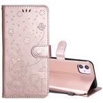Custodia portafoglio in pelle per iPhone 11 e 12