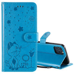 Custodia portafoglio in pelle per iPhone 11 e 12