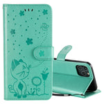 Custodia portafoglio in pelle per iPhone 11 e 12