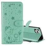 Custodia portafoglio in pelle per iPhone 11 e 12