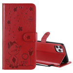 Custodia portafoglio in pelle per iPhone 11 e 12