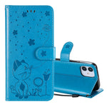 Custodia portafoglio in pelle per iPhone 11 e 12