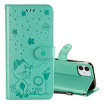 Custodia portafoglio in pelle per iPhone 11 e 12