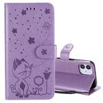 Custodia portafoglio in pelle per iPhone 11 e 12