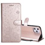 Custodia portafoglio in pelle per iPhone 12 e X