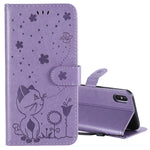 Custodia portafoglio in pelle per iPhone 12 e X