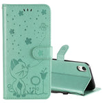 Custodia portafoglio in pelle per iPhone 12 e X