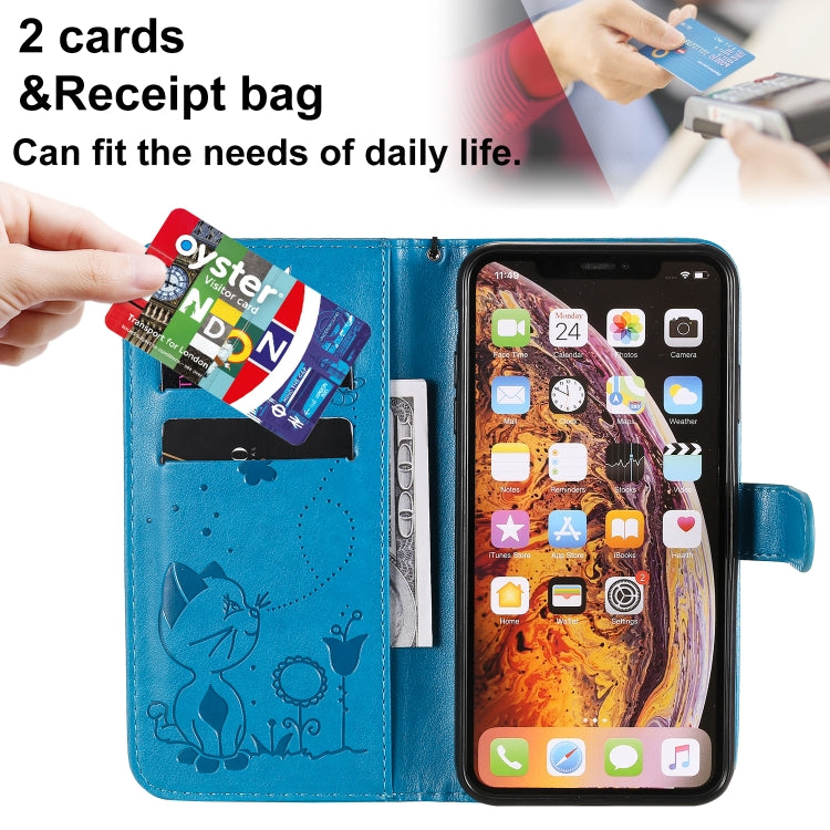 Custodia in pelle a ribalta per iPhone XS Max con slot carte