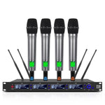 Microfono wireless UHF 4 canali XTUGA M6604S-H
