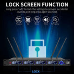Microfono wireless UHF 4 canali XTUGA M6604S-H