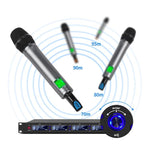 Microfono wireless UHF 4 canali XTUGA M6604S-H