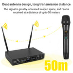 Microfono wireless UHF XTUGA U-771 con 2 microfoni e bodypack