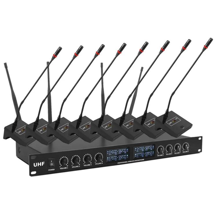 Microfono wireless UHF 8 canali per spettacoli