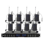 Microfono wireless UHF 8 canali per spettacoli