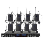 Microfono wireless UHF 8 canali per spettacoli