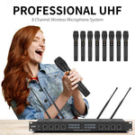 Microfono wireless UHF 8 canali per spettacoli