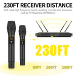 Microfono wireless UHF 8 canali per spettacoli