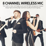 Microfono wireless UHF 8 canali per spettacoli
