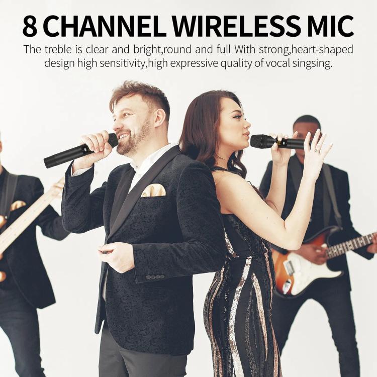 Microfono wireless UHF 8 canali per spettacoli