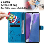 Custodia portafoglio in pelle per Samsung Galaxy Note20